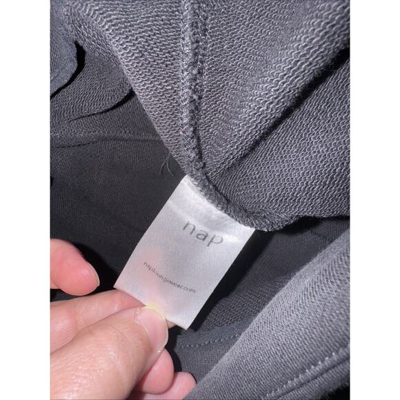 NAP Loungewear Dark Gray Wide Leg Sweat Pants Size M - Picture 7 of 8